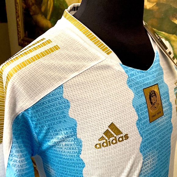 Adidas Argentina Rare Messi Maradona Timeless World Cup Jersey 🏆⚽️🇦🇷 - Picture 2 of 10